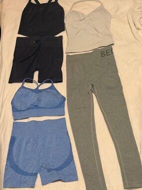Gym Workout Clothes Bundle Set Lot